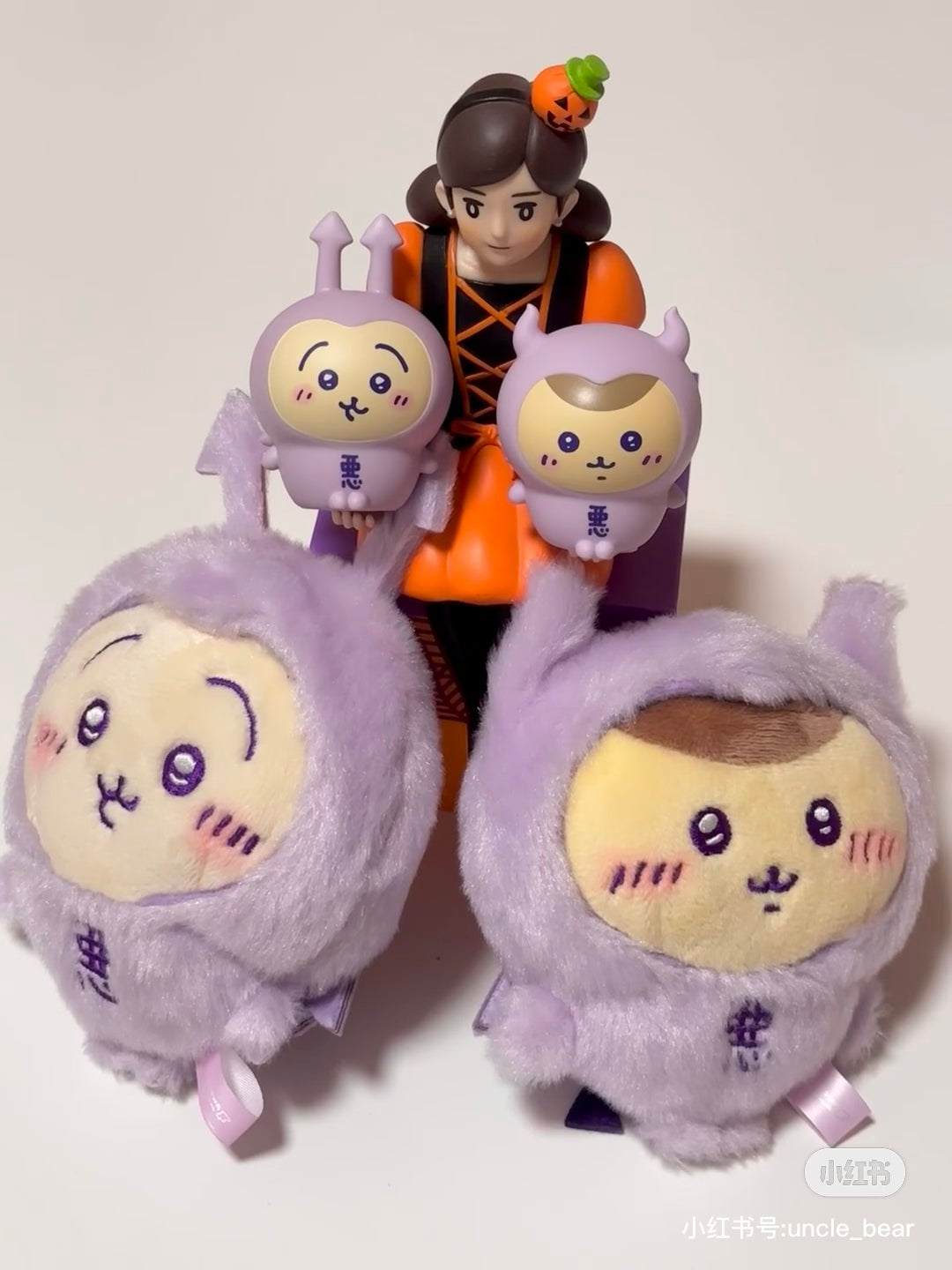 【limit 1】chiikawa|Angel & Devil Baby Mascot Holder /Plush Keychain|H120×W120×D55mm approx.