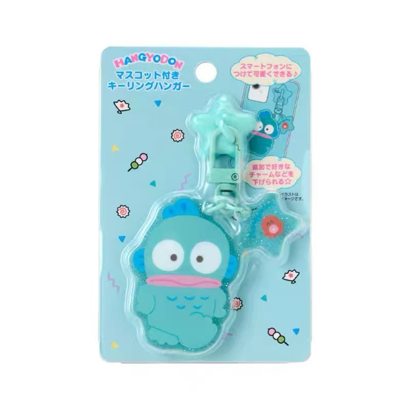 Sanrio|Keyring Hanger with Mascot|4×0.5×4.7cm approx.