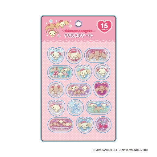Sanrio|Cinnamo Angels Crystal Sticker|H28 x W17 x D2mm approx.