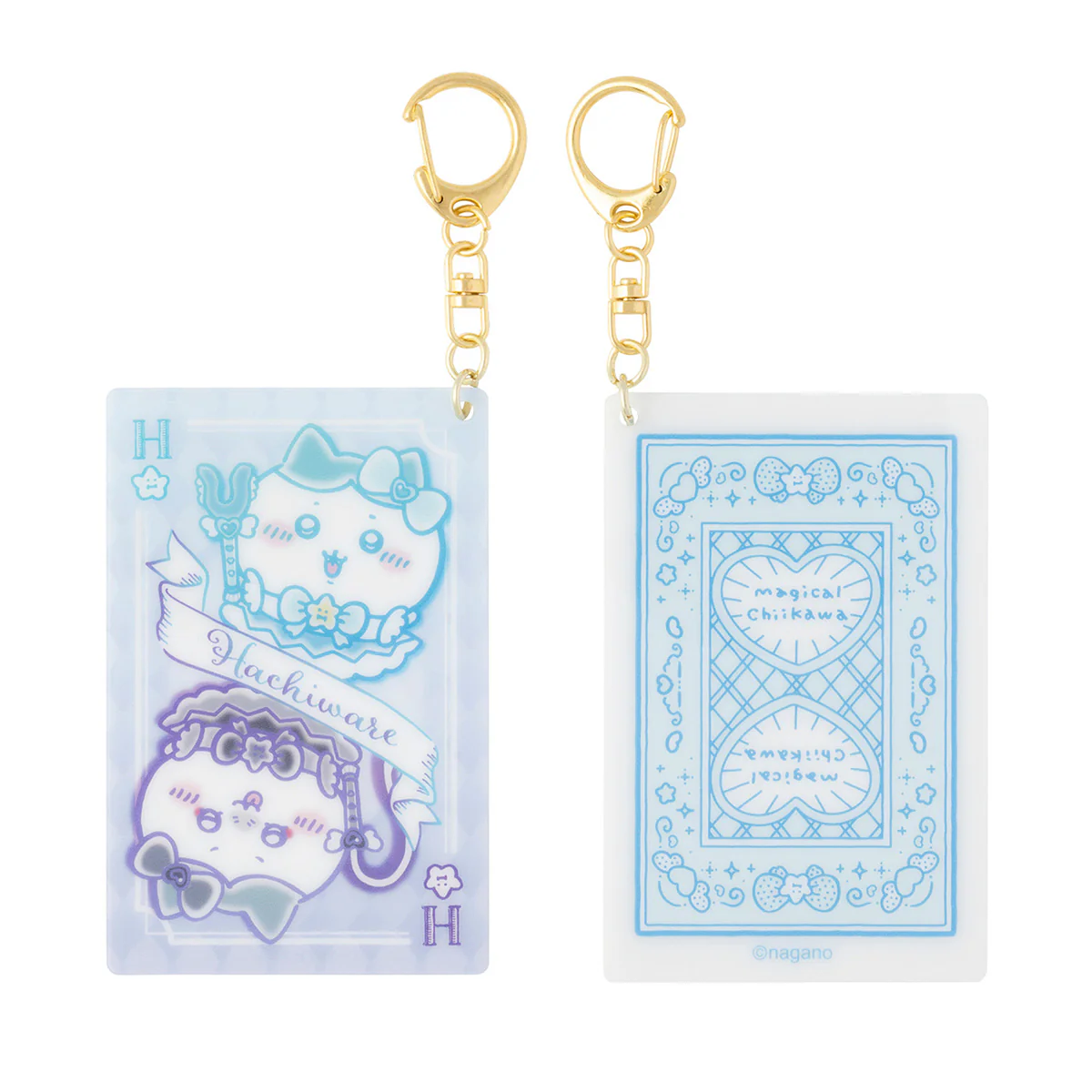 chiikawa|Magical Chiikawa Playing Card Style Acrylic Keychain|90×58mm approx.