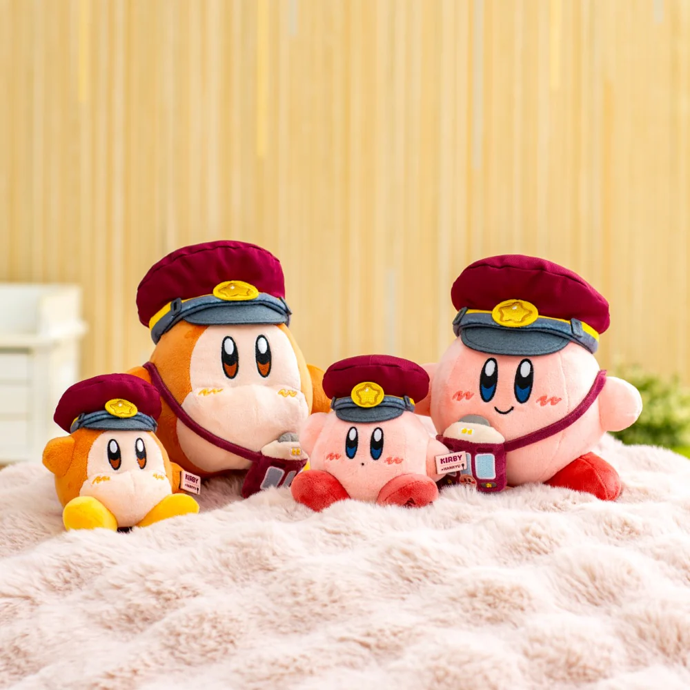 Kirby|Hankyu Railway Mascot Holder /Plush Keychain|11cm x 10cm approx.