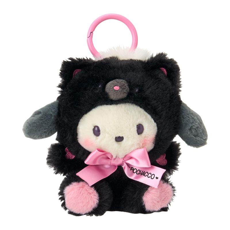 Sanrio|Black Animals Mascot Holder /Plush Keychain|W15×D7×H14.5cm approx.