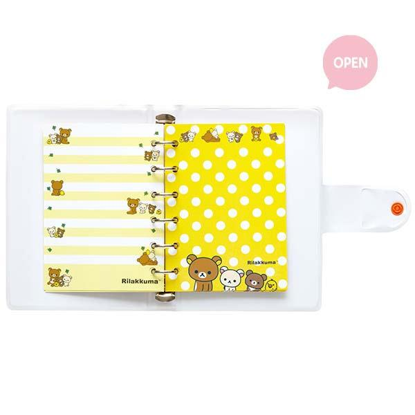 Rilakkuma|6 Hole Sticker Binder|155×110×20mm approx.