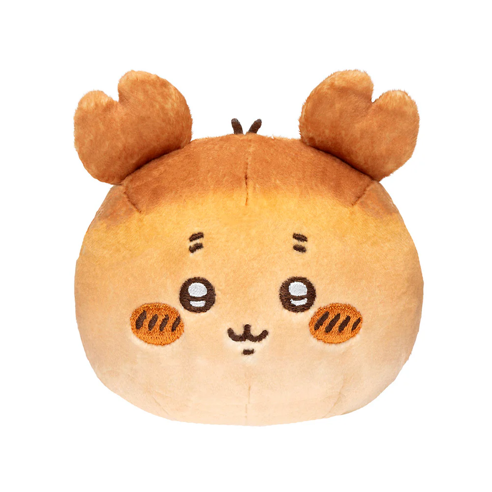 Chiikawa 吉伊卡哇|Plush Toy / Chiikawa Bakery Bread-like Chewy Mascot面包店系列超好捏脸型可爱角色玩偶/摆件|约 80×85×55mm