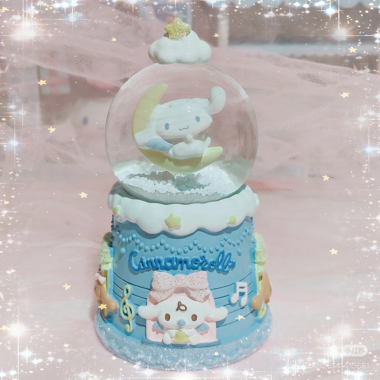 Sanrio三丽鸥|Snow Globe (S) 2024年圣诞限定可爱角色小号水晶球|约5.5×5.5×9.5cm
