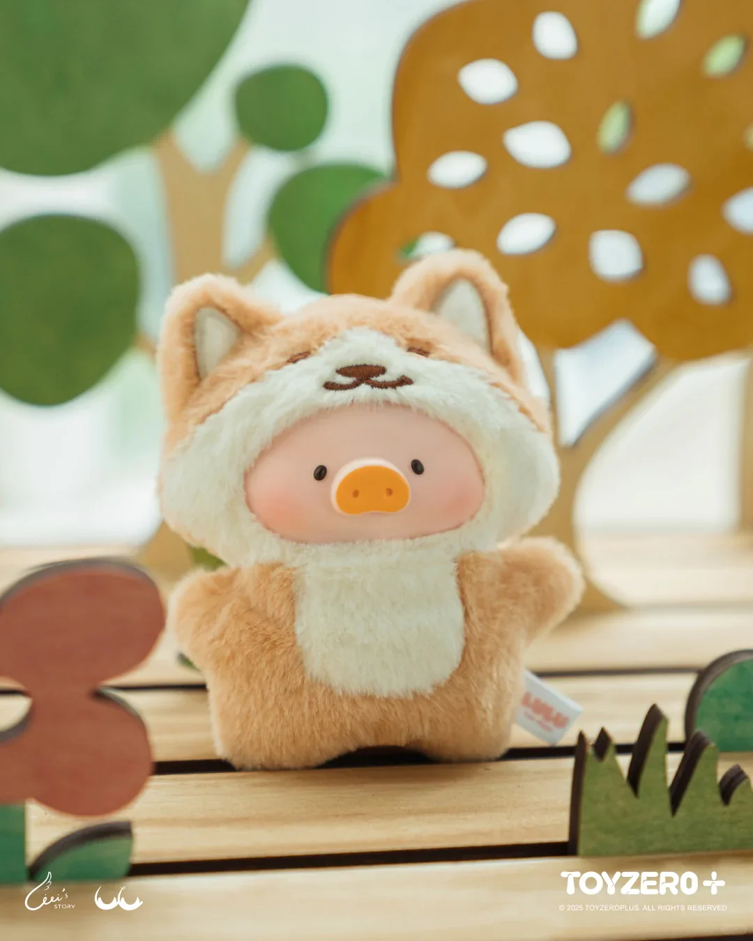 TOYZERO LuLu the Piggy Animal Party Puppet Show Finger Vinyl Face Keychain blind box