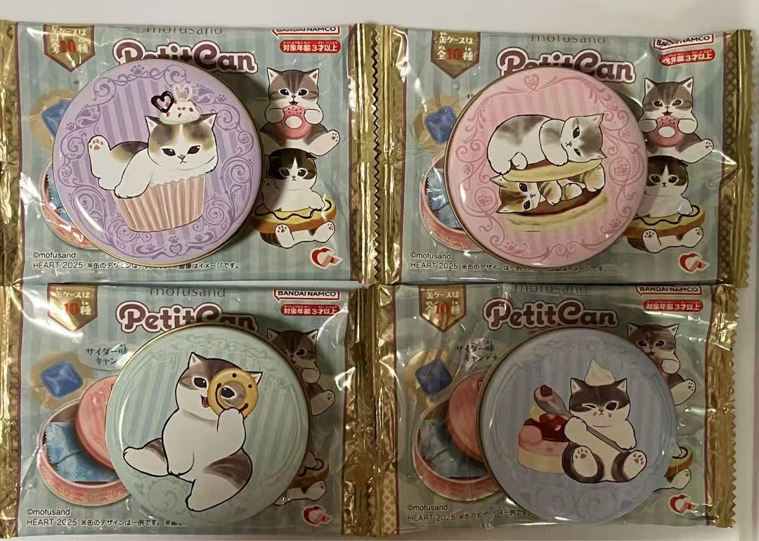 Mofusand|Bandai Candy Toys - Mofusand Candy Tin Series blindbox/All 10 types|1pcs