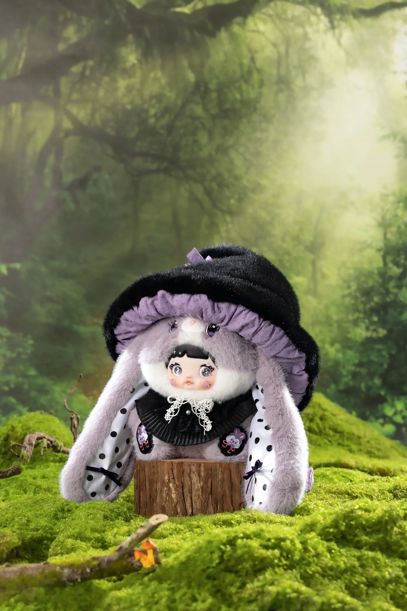 NOMMI Mushroom Hat 400% Big Doll Series vinyl Plush Blind Box