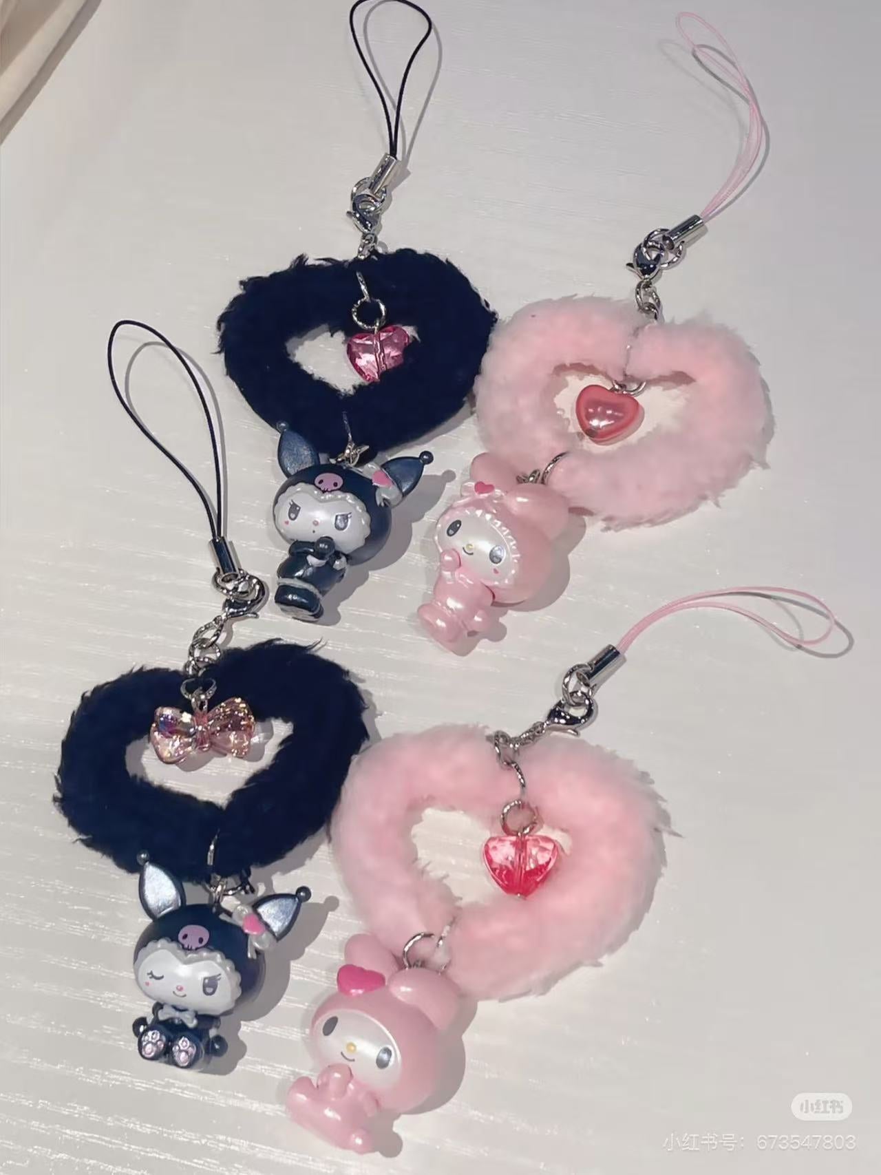 【limit 3】Sanrio|Kuromi & My Melody : Melousa Romiusa Secret Strap mystery bag/blind box/All 8 types|1pcs