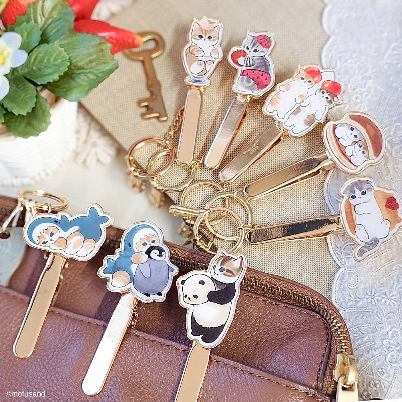 Mofusand|Fruit Cat Clip Key Charm|85×25×20mm approx.