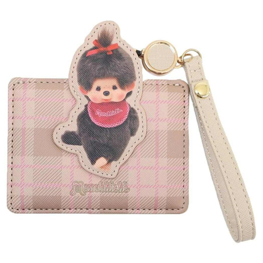 Monchhichi|Pass Case with Retractable Reel|W110 x H82 x D4mm approx.