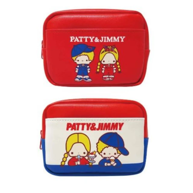 Sanrio|Patty & Jimmy Multi Pouch|H80 x W110 x D40mm approx.