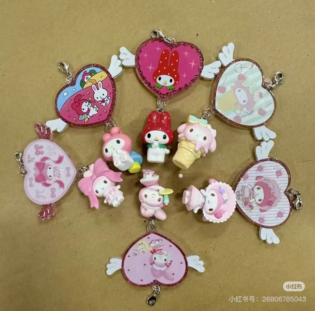 【limit 2】Sanrio|My Melody Birthday 50th Anniversary Secret Charm B mystery bag/blind box/All 10 types|1pcs