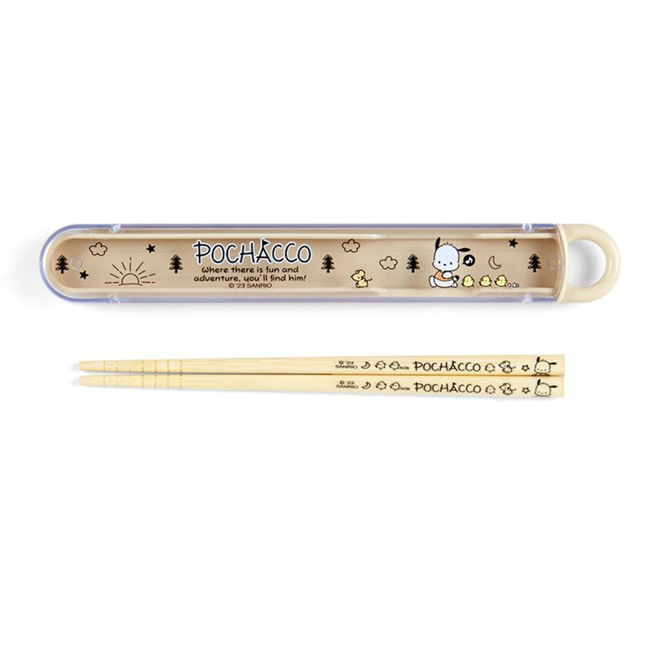 Sanrio|Chopsticks & Case Set Pochacco|16.5cm approx.