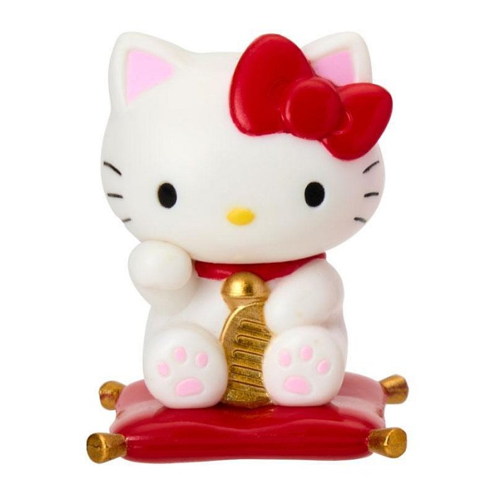 Sanrio三丽鸥|Secret Mascot - Zodiac Lucky Cat Blind Box 十二生肖蛇年限定坐垫招财猫系列手办摆件盲盒/全8种|1枚入