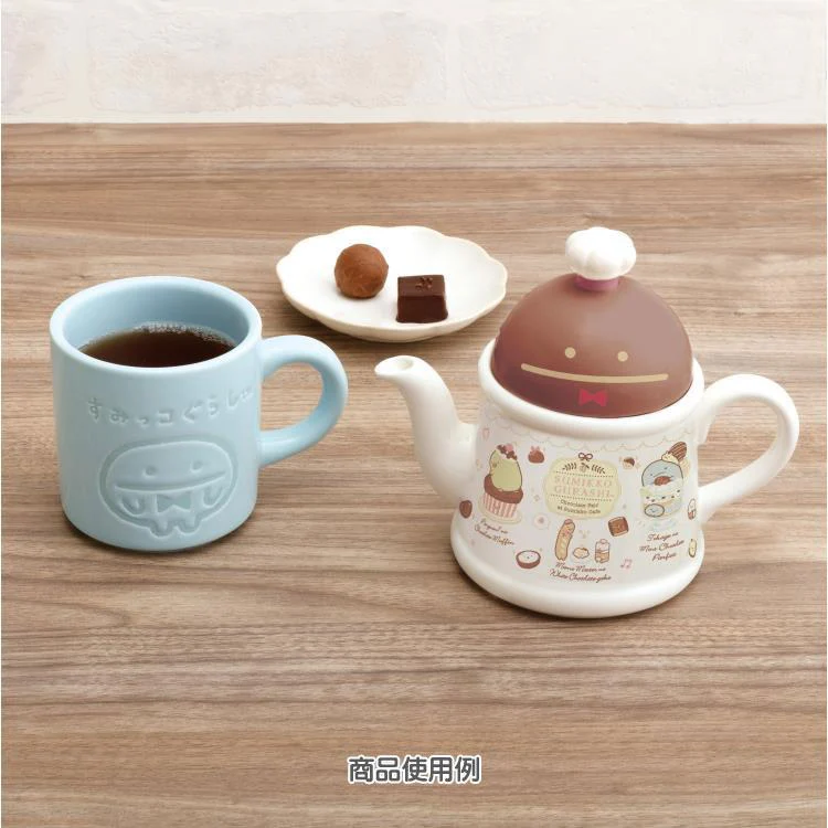 Sumikko gurashi| San-X Porcelain Teapot - Sumikko Gurashi : Chocolate Fair at Sumikko Cafe|140×Φ100mm approx.