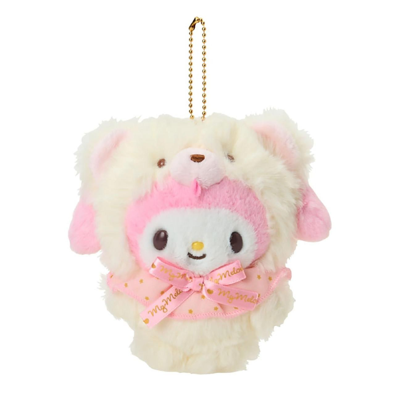 Sanrio|Fluffy Doll Mascot Holder /Plush Keychain|12×8×13cm approx.