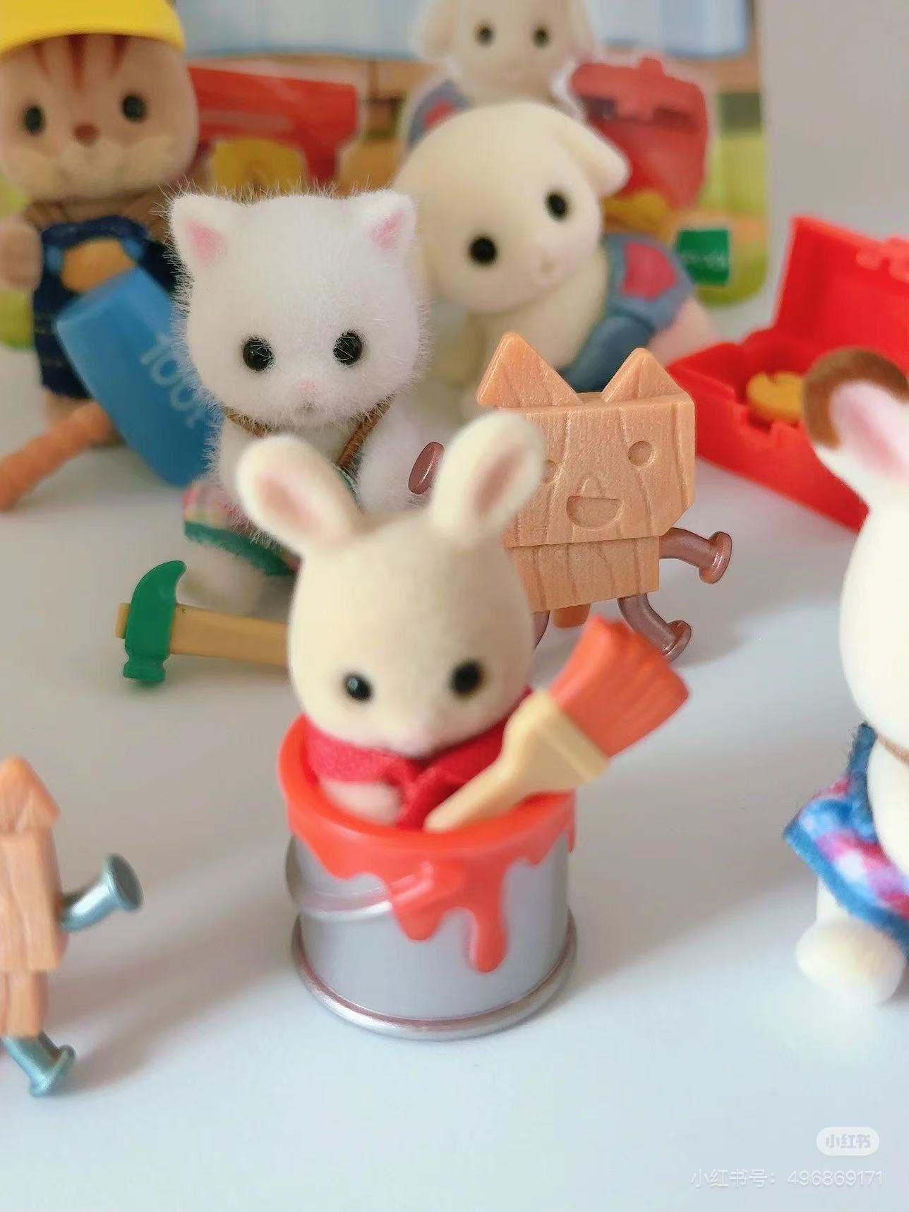SylvanianFamilies|Babys Love Crafts / baby builder/ Construction Series mystery bag/blind box/All 8 types|1pcs