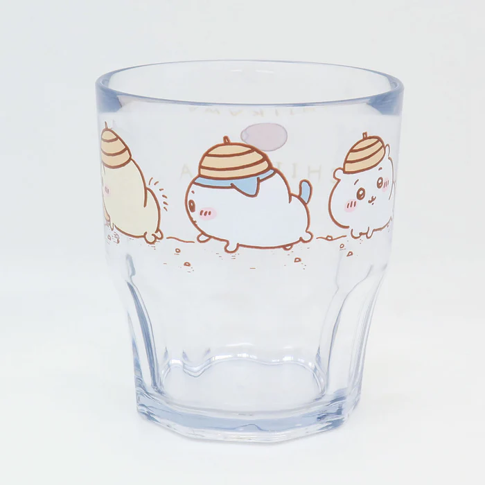 chiikawa吉伊卡哇|OSK Chiikawa Plastic Cup可爱耐摔角色透明树脂杯/杯子/洗碗机/干燥机可用|300ml