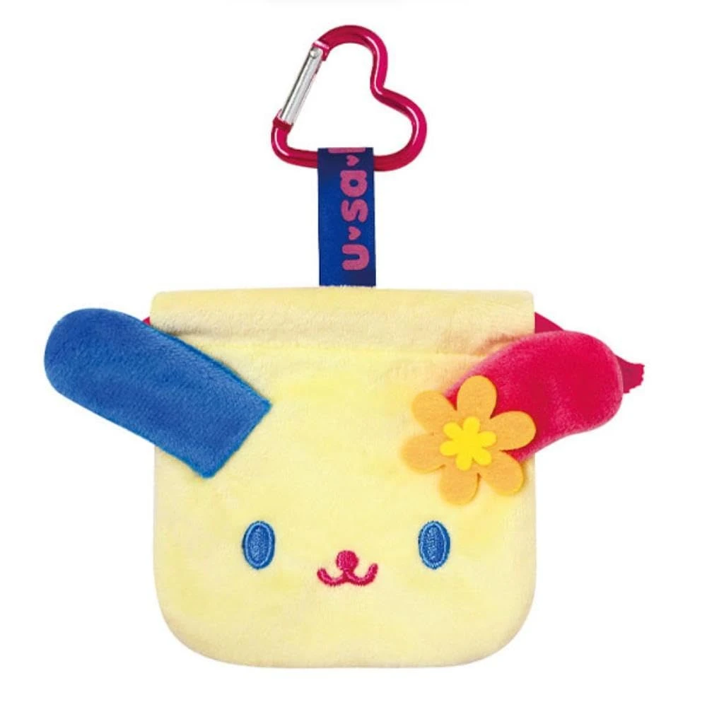Sanrio|Characters Mini Drawstring Pouch With Carabiner|1.0 x 10.0 x 10.0cm approx.