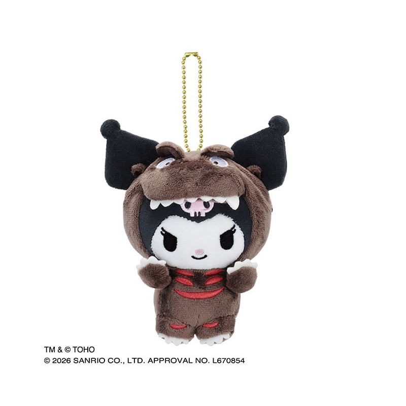 Sanrio|GODZILLA CHARACTERS Mascot Holder /Plush Keychain|H10cm approx.