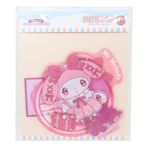 Sanrio|Travel Lady Vinyl Sticker Set|5 piece