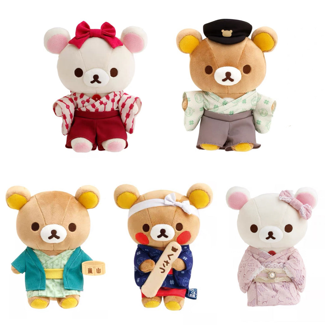 Rilakkuma轻松熊|地域限定可爱角色毛绒玩偶/公仔