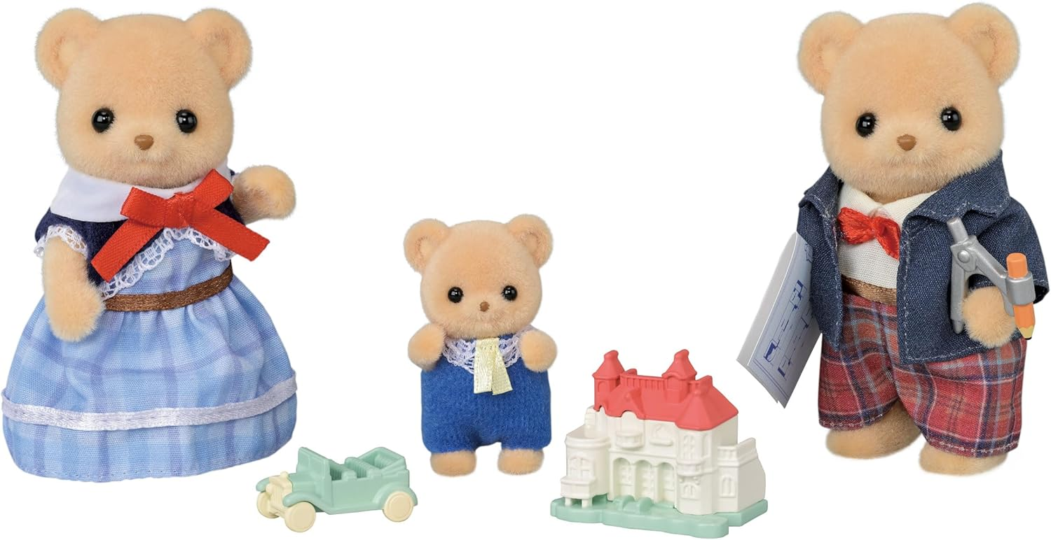 SylvanianFamilies|Biscuit Bear Family Doll