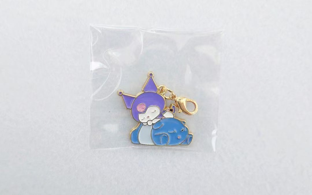 Sanrio|Characters Sleeping Metal Charm mystery bag/blind box/All 8 types|1pcs