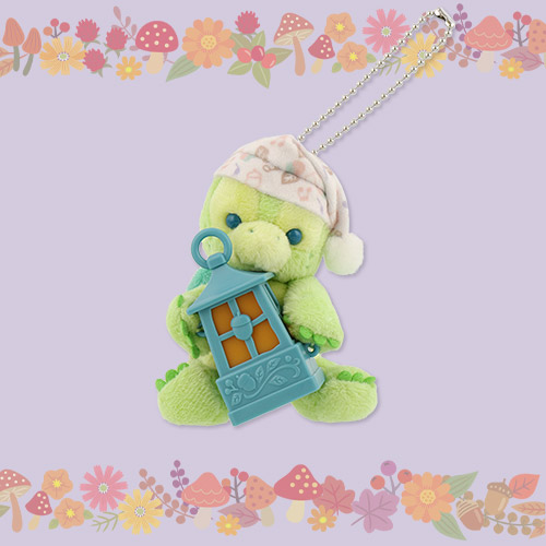 Disney迪士尼|2024东迪秋日睡衣派对系列/Duffy和朋友们坐姿七宝提灯笼亮灯毛绒挂件/包挂