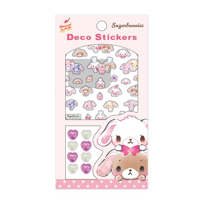 Sanrio|Sugarbunnies Deco Sticker|140×75mm approx.