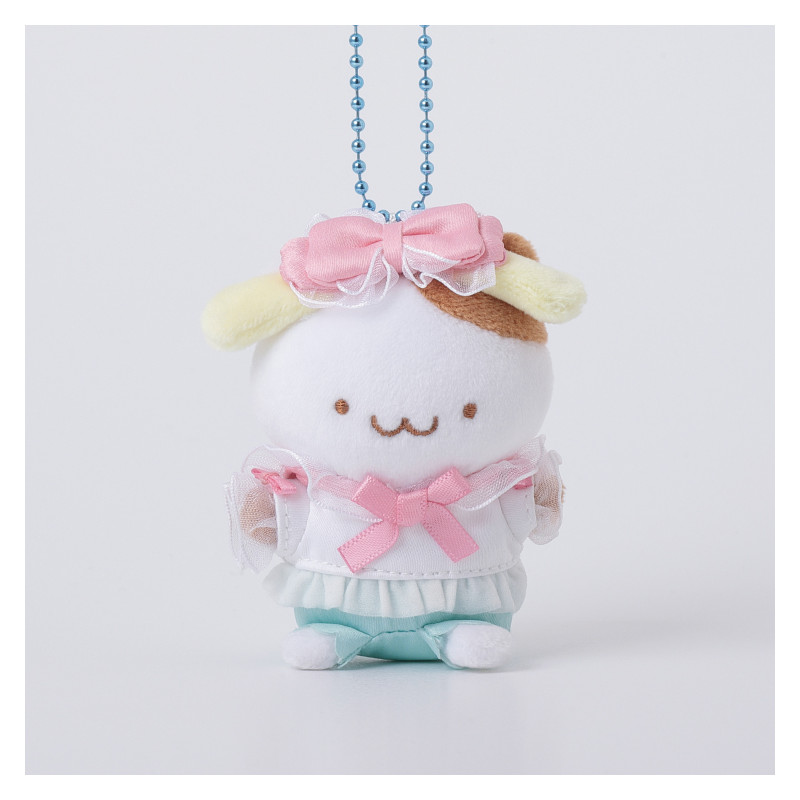Sanrio|Muffin Hospitality Party Pompompurin Mascot Holder /Plush Keychain|H60mm approx.