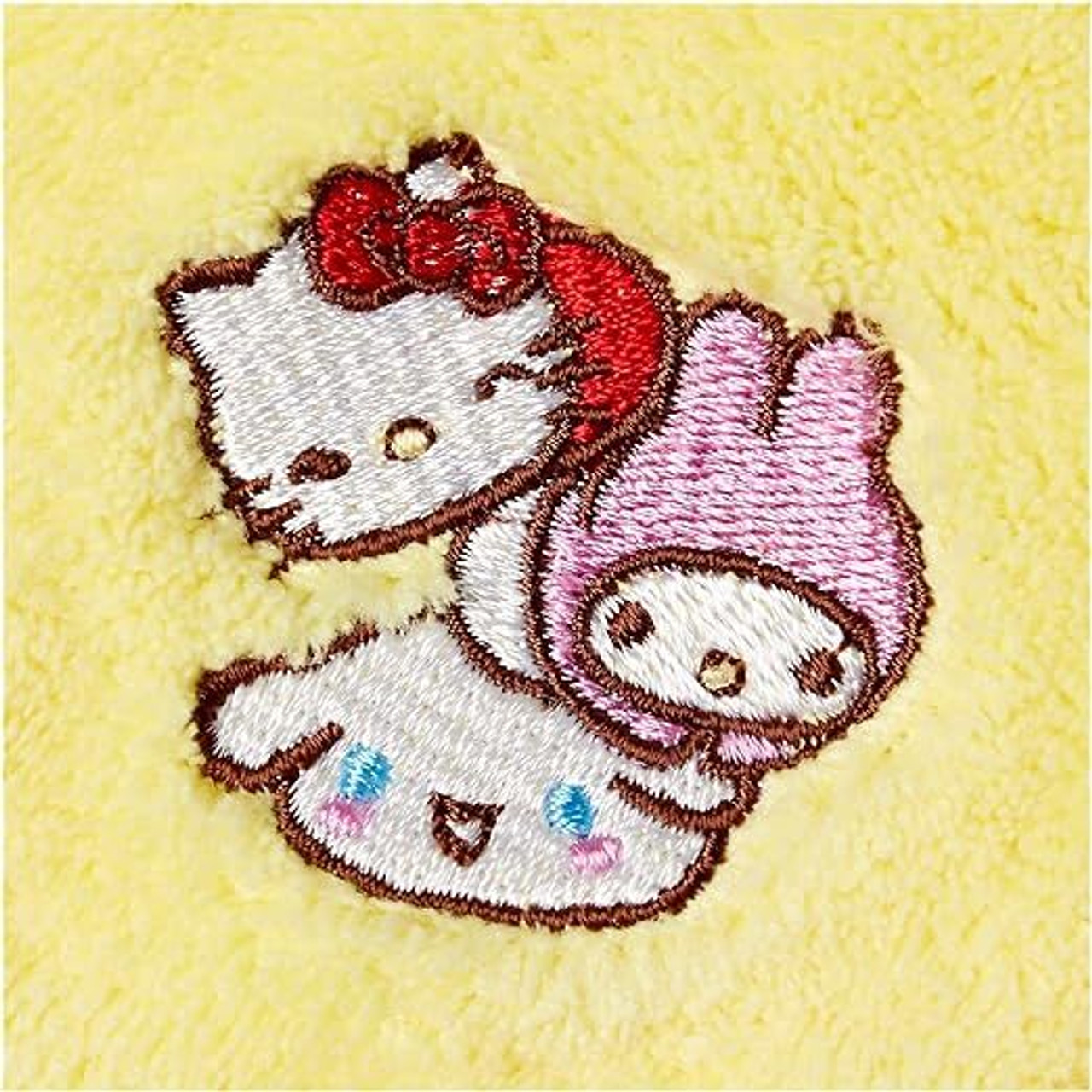 Sanrio|Marushin Hanging Loop Towel吸水速干防臭抗菌便携毛巾/擦手巾/可折叠收起/挂在勾勾上|打开后約25×25cm