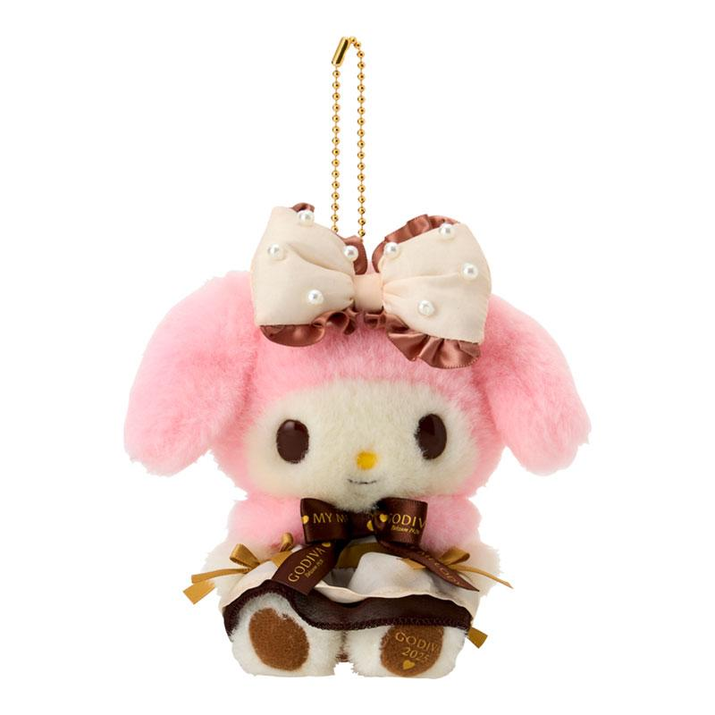 Sanrio三丽鸥|Plush Keychain Hello Kitty Sanrio x GODIVA 2025歌帝梵联名巧克力+毛绒玩偶挂件礼物套装/礼盒