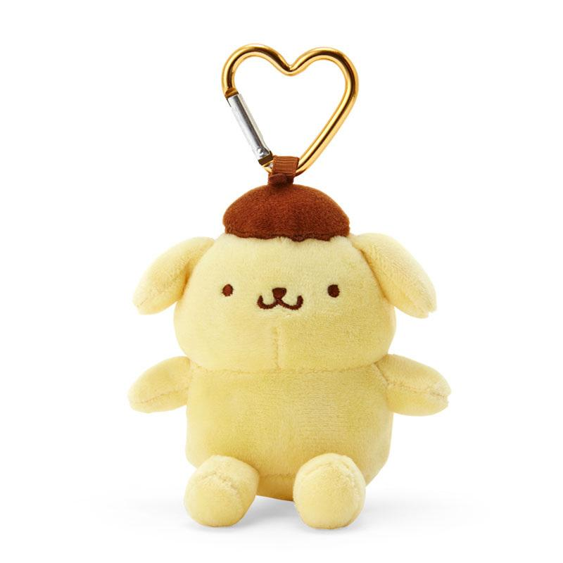 Sanrio|Plush Mascot Holder with Heart Carabine /Plush Keychainr|6×4×10cm approx.