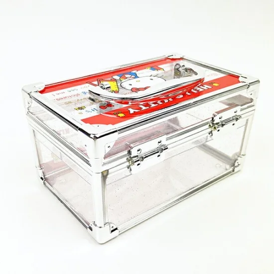 【还有补货】Sanrio|Clear Cosmetic Storage Box Vanity Case|165×90×104mm approx.