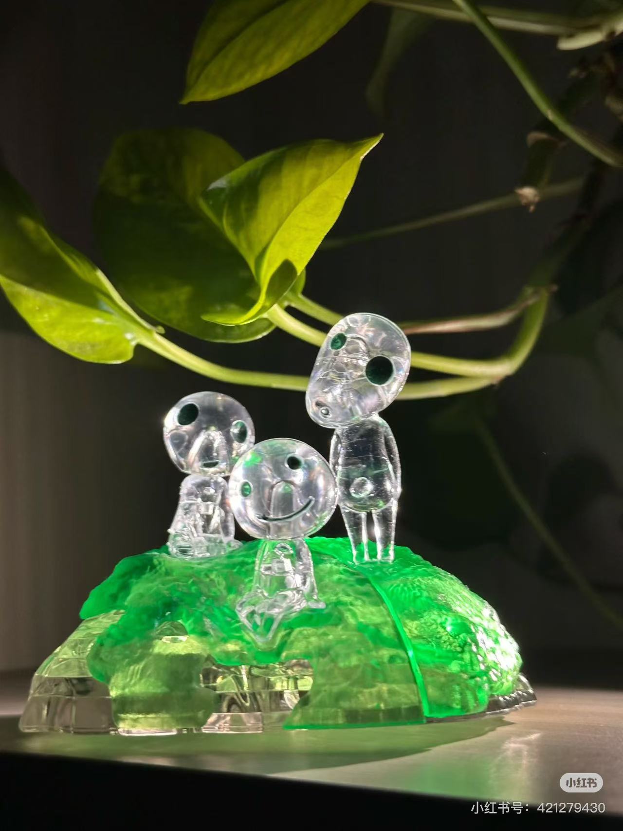 My neighbor totoro|Beverly Crystal 3D Puzzle Ghibli Princess Mononoke Kodama|95 x 175 x 48 mm approx.