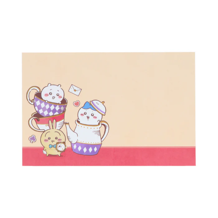 Chiikawa 吉伊卡哇|Wonder tea time爱丽丝梦游仙境下午茶系列信封信纸套装|约H147 x W97 x D3mm