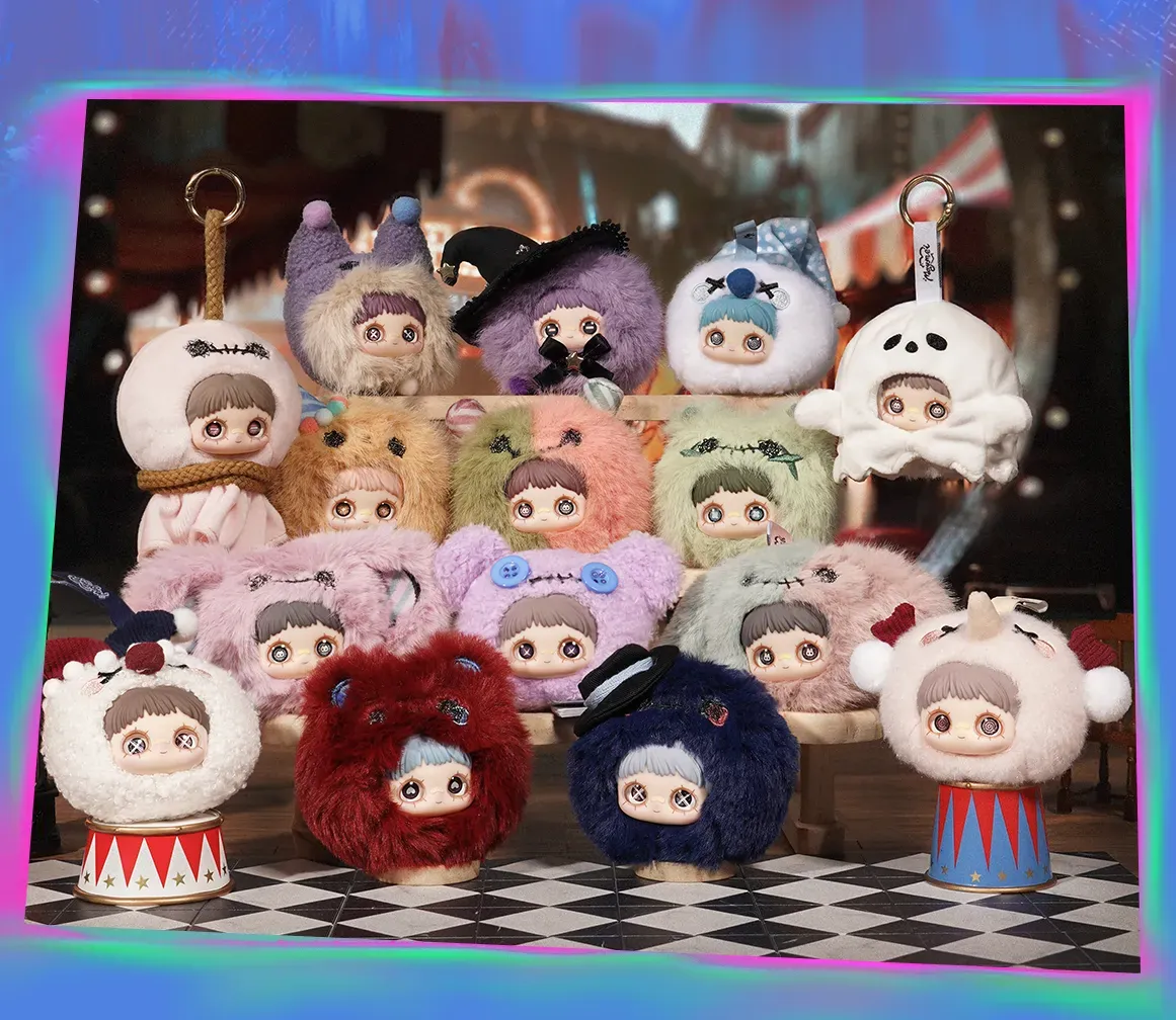 MayMei Crazy Circus Series Vinyl Plush Keychain Blind Box