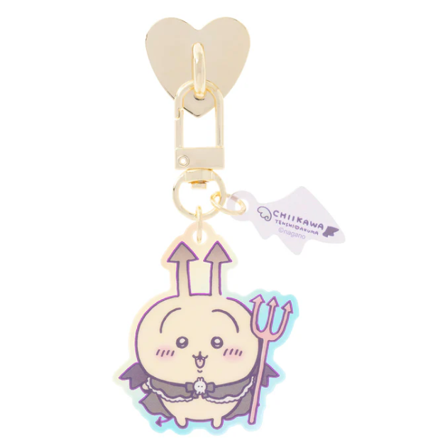 chiikawa|Angel♡Demon Mascot Holder /Plush Keychain|H100 x W55mm approx.