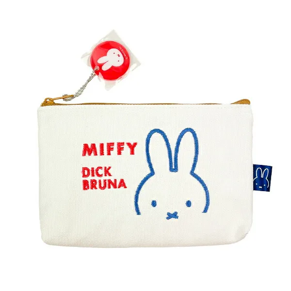 Miffy|Canvas Pouch |190×110×30mm approx.