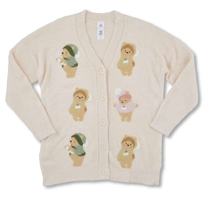 Disney迪士尼|Winnie the Pooh Fruit Latte Color White Pooh东迪冬日限定水果拿铁色睡衣睡帽斗篷噗噗维尼软糯开衫家居服/睡衣|M码