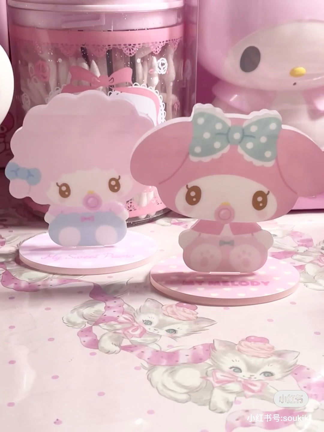 Sanrio三丽鸥|Secret Swaying Acrylic Stand Baby - Blind Box秘密系列摇摇乐吃奶嘴宝宝亚克力立牌盲盒/全8种/可以摇头|1枚入