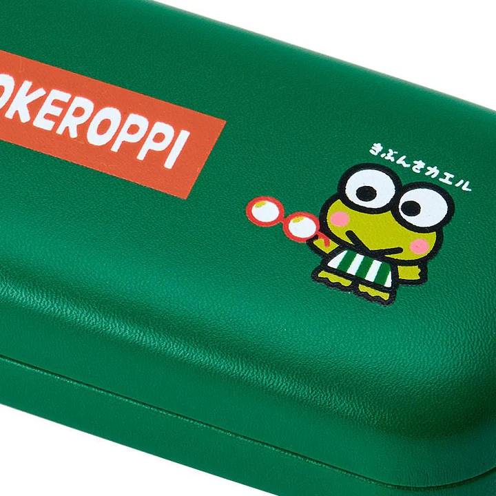 Sanrio|Everyday Kero Kero Keroppi Frog Glasses Case with Cloth|15.4×6.5×3.5cm approx.