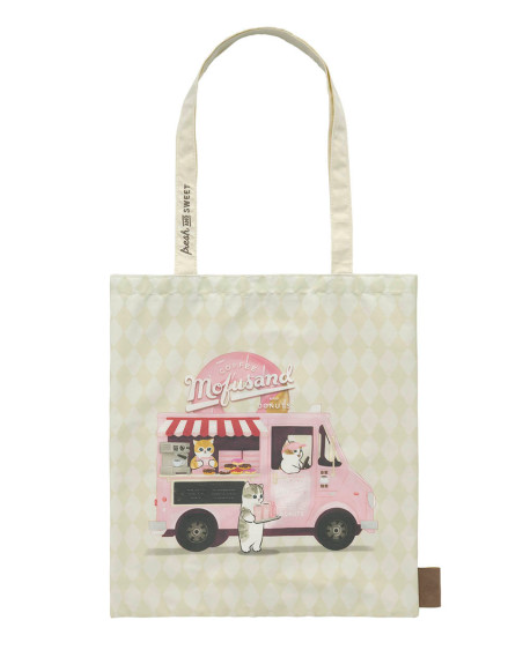 Mofusand|Coffee And Donuts Cat Tote Bag|390×360mm approx.