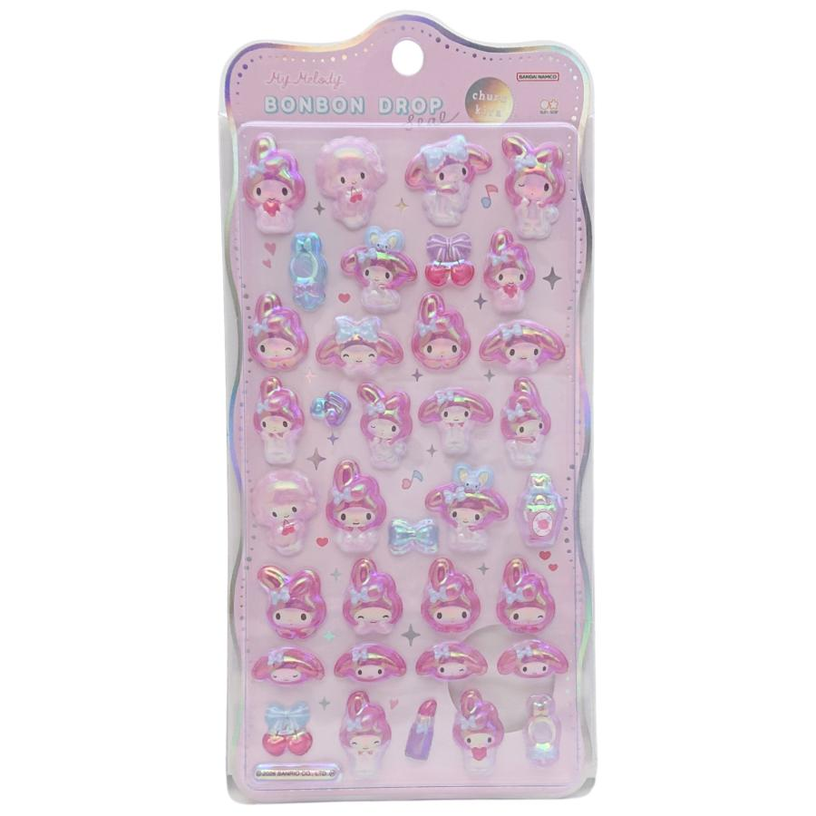 Sanrio|Bonbon Drop Puffy 3D Stickers|W95 x H175 x D6mm approx.