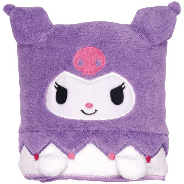 Sanrio三丽鸥|Kuromi库洛米紫色大脸吸水速干毛巾|约60x120cm