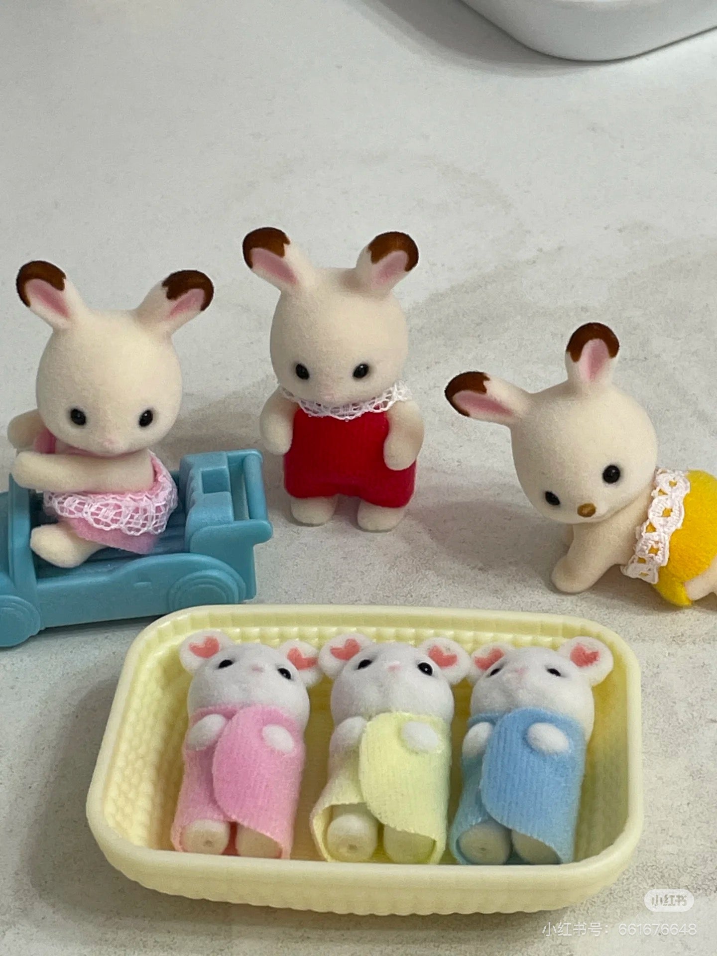 SylvanianFamilies|Chocolate Rabbit Twins-5420