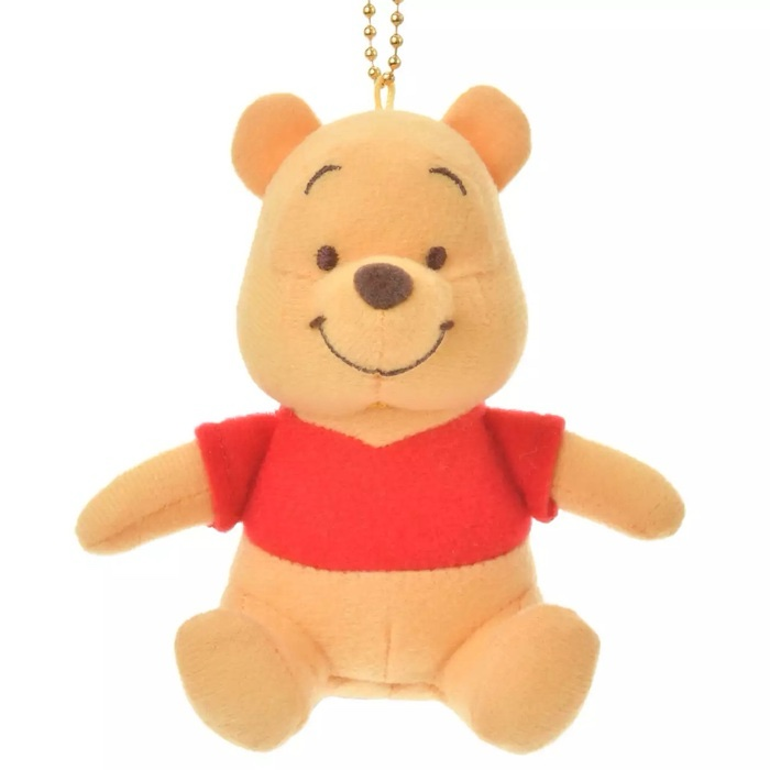 Disney迪士尼|Fluffy Plush Keychain经典基础款可爱角色迷你毛绒玩偶挂件/包挂| 约8.5×12×6(cm)