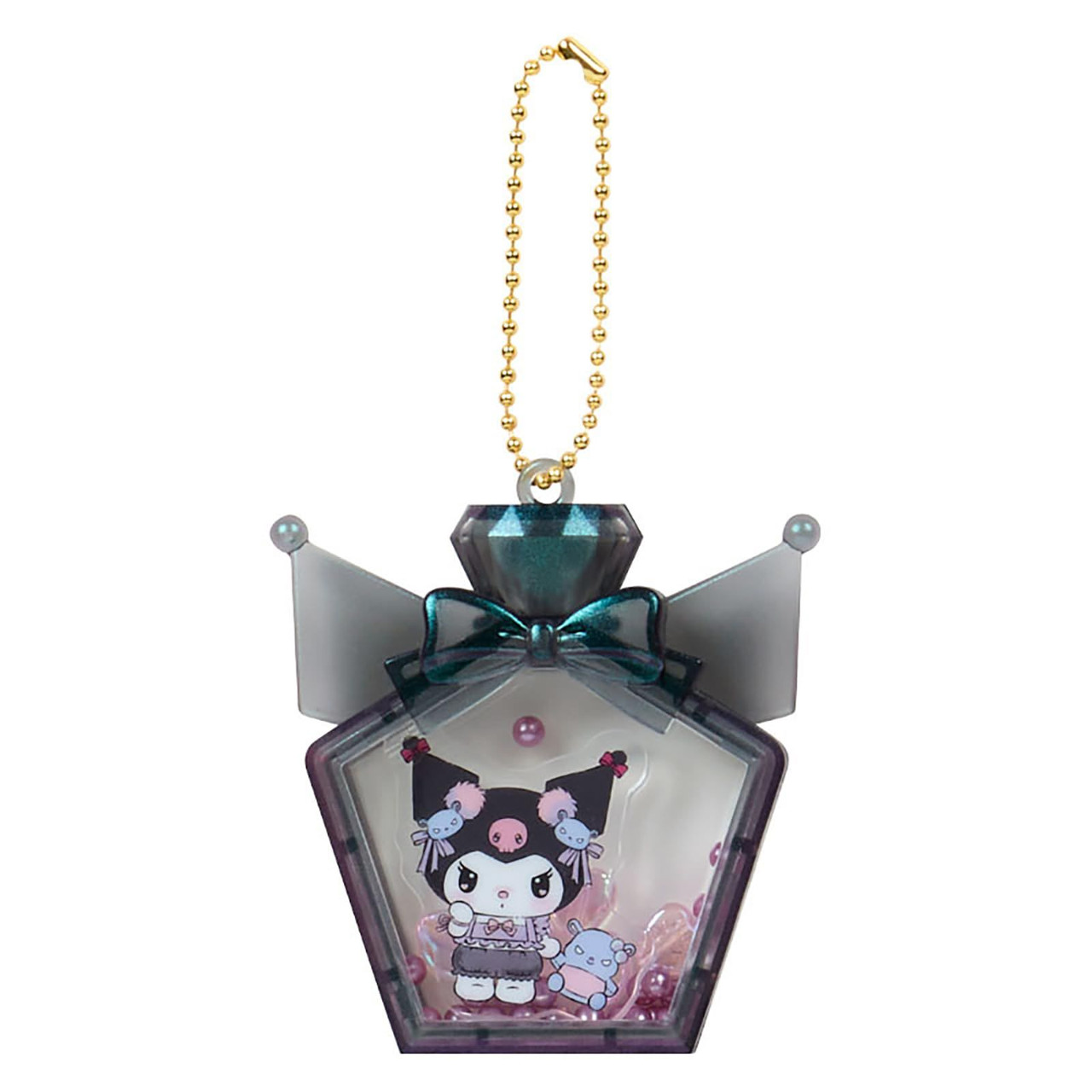 Sanrio三丽鸥|Secret Charm - Kuromi & My Melody / Romantic Room Blind Box库洛米与美乐蒂爱心摇摇乐钥匙链吊饰挂件盲盒/全8种|1枚入